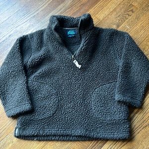 Mini Boden Fuzzy Fleece 1/4 Zip, 5/6